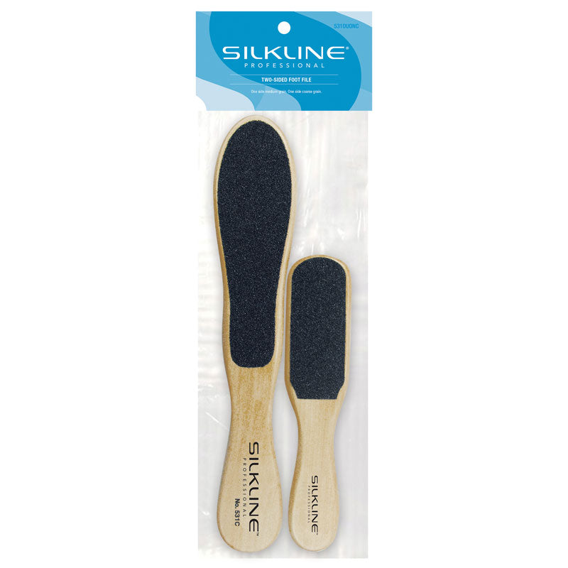 SILKLINE 2 Sided Foot File 
Duo