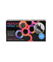 Framar Midnight Mitts Black Nitrile Gloves 100/Box