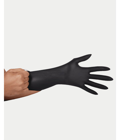 Framar Midnight Mitts Black Nitrile Gloves 100/Box