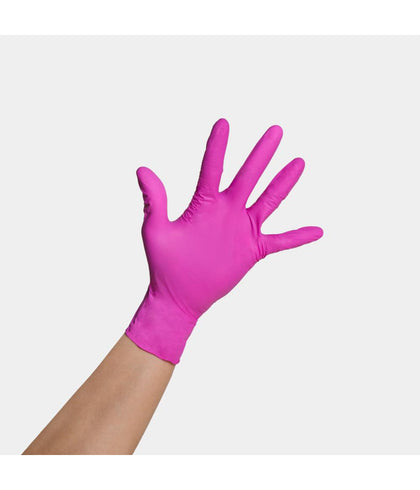 Framar Pink Paws Nitrile Gloves 100/Box