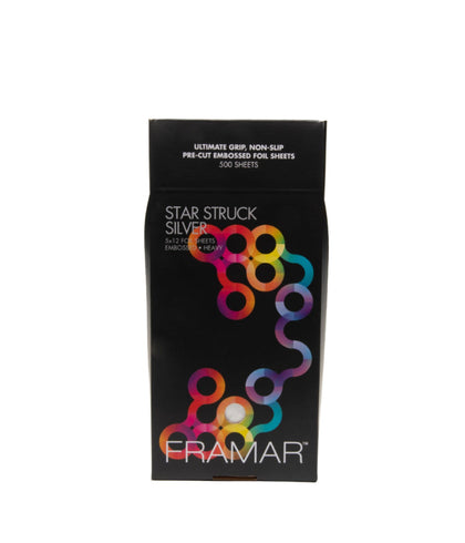 Framar Star Struck Silver 5 x 12 Embossed 500 Sheets